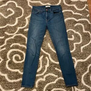 Madewell Roadtripper jeans/jeggings, size 27